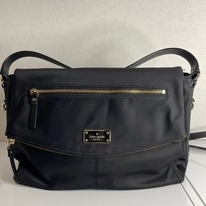 Kate Spade Women's Black Crossbody / Shoulder Nylon Bag